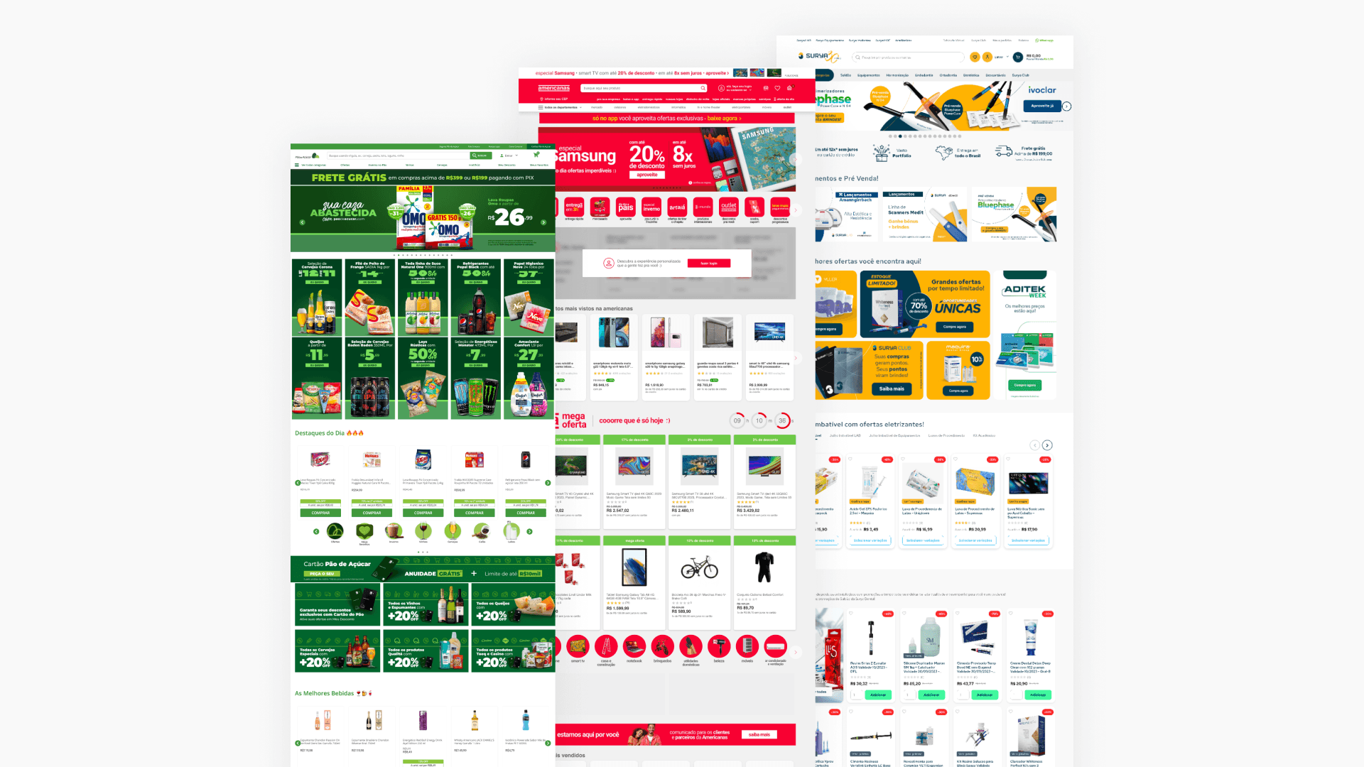 Benchmark analysis across general e-commerce platforms